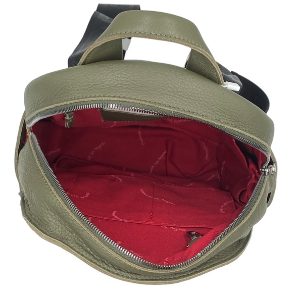 Hammitt Shane Large Olive Pebbled Leather Backpack NWT - Picture 4 of 6